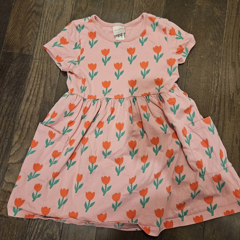 Hanna Andersson Tulip Short Sleeve Dress Size 5